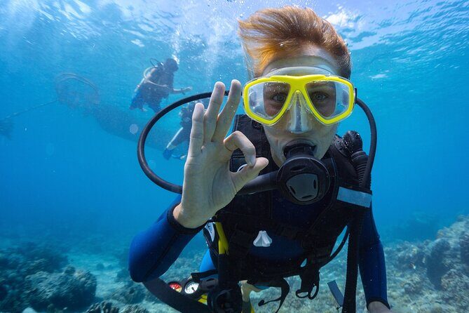 Baptism diving in the turquoise waters of Tahiti - Your first “scuba baptism” in Tahiti’s turquoise water