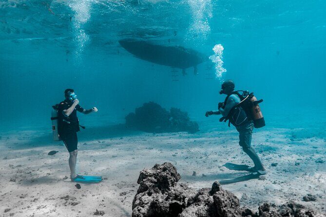Baptism diving in the turquoise waters of Tahiti - Who should book this baptism session (and who might reconsider)