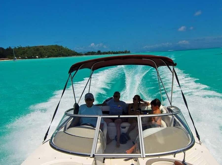 Bora Bora: 3.5-Hour Lagoon Boat Tour with Snorkeling - From Hotel Pontoon to the Lagoon: How You Get There and Get Comfortable