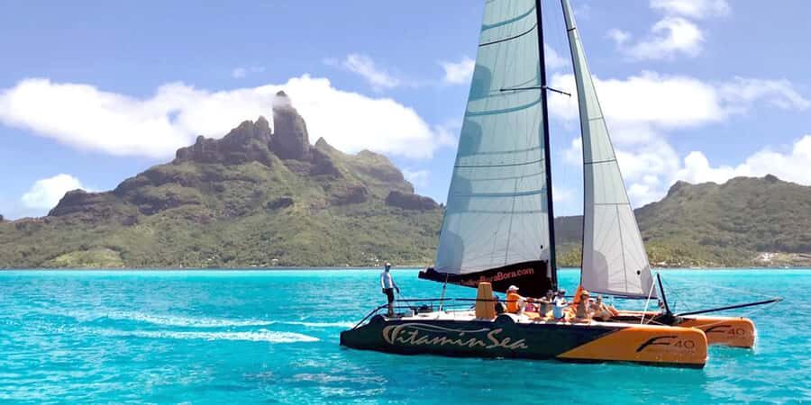 Bora Bora: Half Day Catamaran Sailing & Snorkelling - Small-group energy: why max 8 participants feels better here