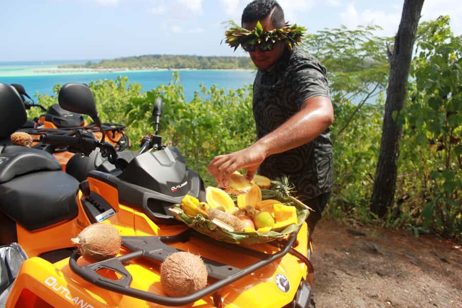 Bora Bora: Island Tour and Mountains Getaway by Quad Bike - Vaitape to Amanahune Plateau: Getting the Big Lagoon Views Early