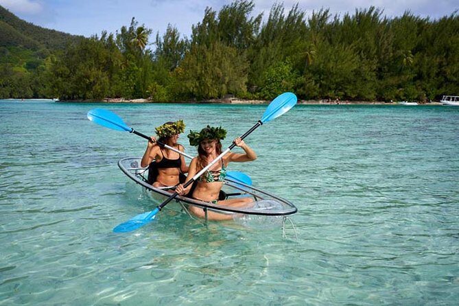 Eco guided excursion to the lagoon of Moorea in transparent kayak 1/2 day morning - Key highlights to know before you go