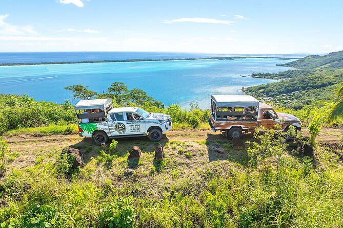 Full Day Combo 4X4 Adventure Tour & Motu FANFAN Pass with Buffet - Stop 2: Faanui Temples, Marae, and a Botanical Garden Break