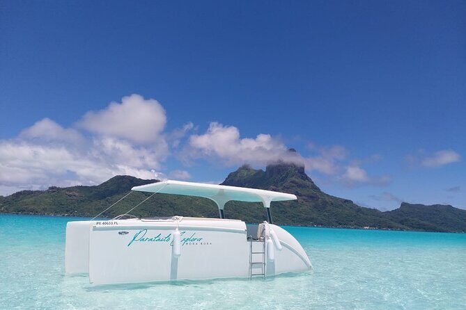 Full Day Solar Boat–Explores Bora Bora at the Rhythm of the Lagoon - Stop-by-stop: rays, coral, and a sandbank break