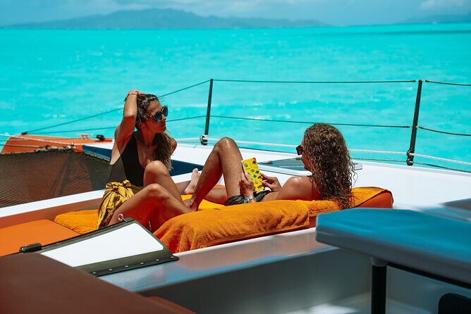 LUXURY PRIVATE Catamaran Bora Bora : Full-Day Trip - Snacks, drinks, and the onboard rum punch vibe
