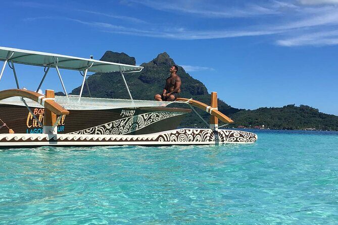 SHARED HALF DAY LAGOON TOUR - Bora Bora Cultural Lagoon Tour - Shark stop: black tip and lemon sharks, plus canoe viewing