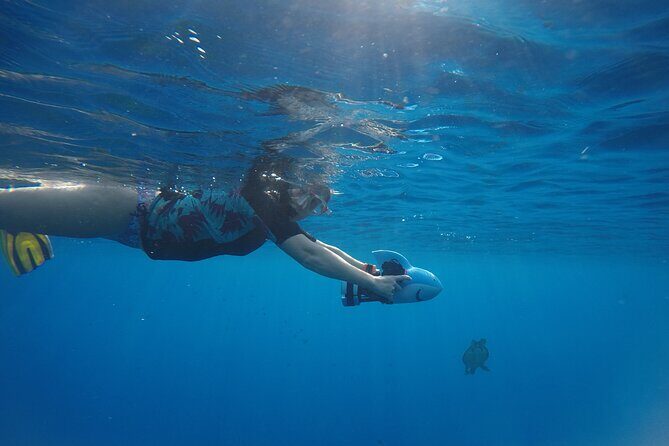 Snorkeling EN Underwater Scooter in Tahiti - The route game: Faaa, Punaauia, Paea, and Mataiea