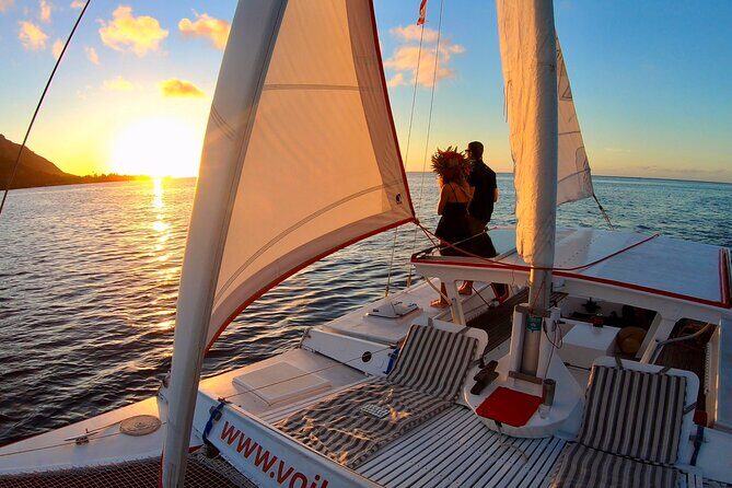 Sunset Cruise : Moorea Sailing on a Catamaran named Taboo - The Route: Reef Views That Change the Whole Picture