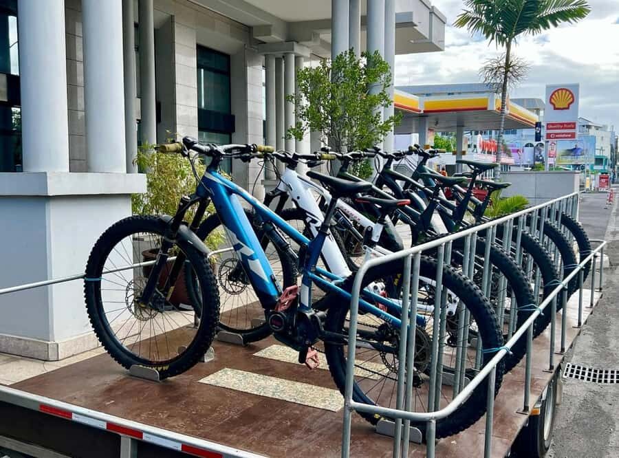 Tahiti E-bike, mtb, vtt Tour with Swimming and Lunch - The Titaaviri Valley: where birdlife and quiet trails do the talking